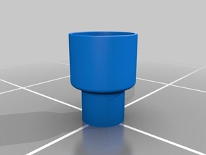 tall nalgene cup holder adapter hobby bottle water 3d print model - Mito3D