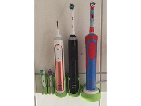 oral-b diş fırçası tutucu banyo 3d print model - Mito3D