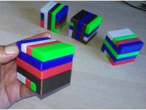 Würfel-puzzle Rätsel 3d print model - Mito3D