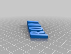 romy keyfob organização personalizado 3d print model - Mito3D