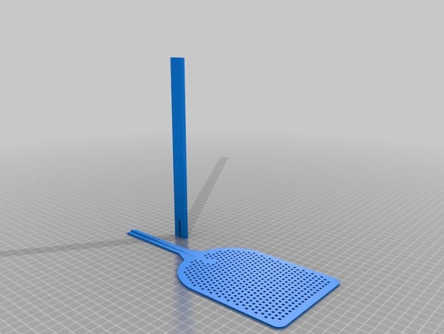 schiacciamoschefly Klatsche hand tools flyswatter die Moskitos wasp 3D print model - Mito3D