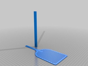 schiacciamoschefly swatter hand tools flyswatter mosquitos wasp 3d print model - Mito3D