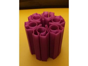 revolver vase de test 3d l'impression les tests filament formes 3d print model - Mito3D
