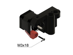 prusa i3 mk3 x-cable holder zip tie 3d printer parts 3d print model - Mito3D