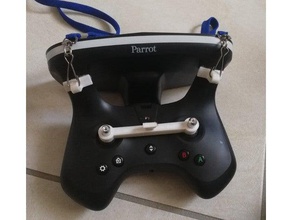 joystick proteção skycontroller 2 gadgets bebop drone papagaio disco 3d print model - Mito3D