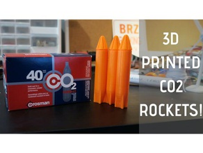 co2 foguetes 3d impressão 3d print model - Mito3D