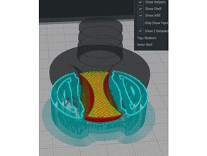 bant malzeme boşaltma tıkacı esnek yedek parçaları 3d print model - Mito3D