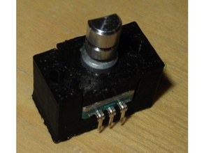 rotary encoder adaptador eletrônica 3d print model - Mito3D