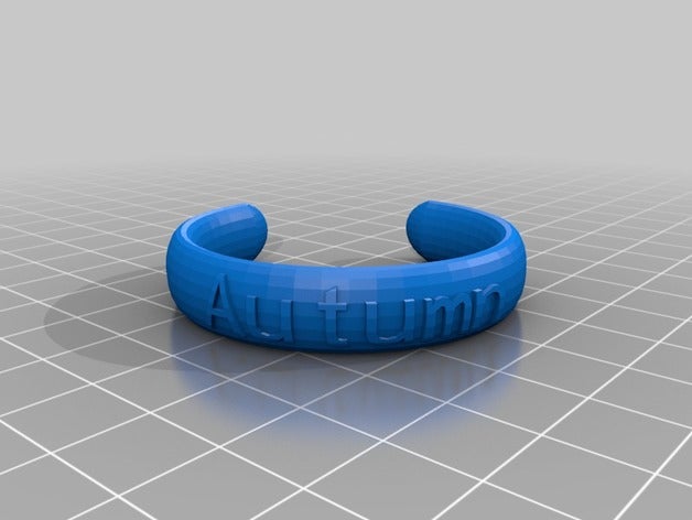 my customized text ringbraceletcrown thing fashion 3D print model - Mito3D