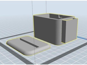 la lame de l'élimination boîte nouvelle porte-lame salle bains rasoir titulaire sécurité 3d print model - Mito3D