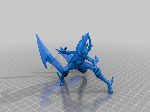 evelyn tango de la ligue des légendes jeux 3D print model - Mito3D