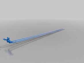manta ray hair pin accessories hairpin 3d print model - Mito3D
