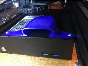 creality ender 3 board fan guard open mouth 3d printer accessories 3d print model - Mito3D