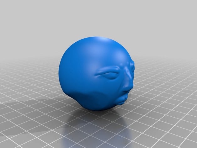 head other 3D print model - Mito3D