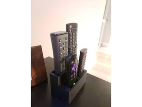 custom remote holder organization 3d print model - Mito3D
