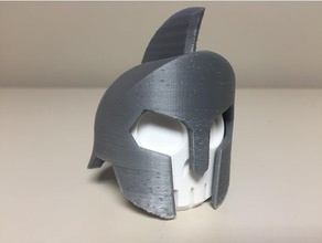gladiador casco skully esculturas 3d print model - Mito3D