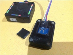 m5stack amg88xx magnetische Rückseite montieren Elektronik 3d print model - Mito3D