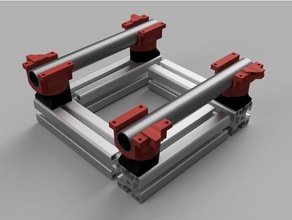 mpcnc 4040 do quadro de montagem a máquina as ferramentas extrusão alumínio 3d print model - Mito3D