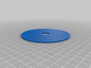 parametric grid household customizable customizer grate strainer 3d print model - Mito3D