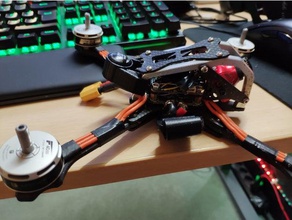 transtec Blitz lumenier axii montieren rc Fahrzeuge copter Drohne fpv quadcopter 3d print model - Mito3D