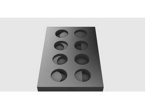 moon phases puzzle puzzles 3d print model - Mito3D