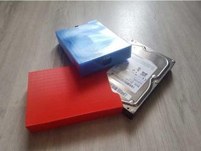 sabit disk sürücüsü kapak bilgisayar 3 5 inç 35 arşiv veri harddisk diski delik kol depolama xdr4g0nx 3d print model - Mito3D