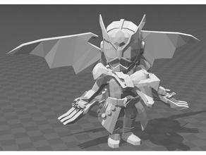 kamen rider wizard dragon 3d de l'impression figurines 3d print model - Mito3D