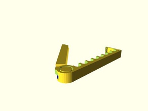 kabelhalter clip 4mm - Organisation Kabel-clip 3d print model - Mito3D