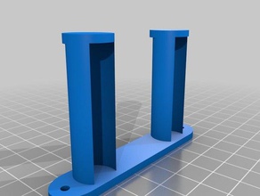 centre titulaire de la broche verticale support bobine 3d l'imprimante accessoires 3d print model - Mito3D