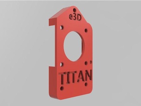 titan extruder mount rostock max 3d printer extruders e3d seemecnc 3d print model - Mito3D