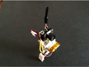 support d'appareil-photo de tello drone l'électronique cam titulaire kit 3d print model - Mito3D