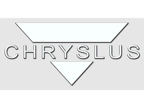 fallout chryslus logotipo sinal de litho sinais logotipos 3d print model - Mito3D