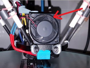anycubic kossel e3d v6 espaçador a impressora acessórios 3d print model - Mito3D