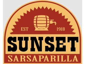 fallout sunset sarsaparilla logo sign litho signs logos 3d print model - Mito3D