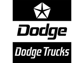 Oldtimer dodge Autohaus-litho sign Zeichen logos 3d print model - Mito3D
