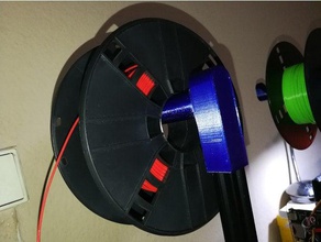 filament holder profile 2020 3d printing spool 3d print model - Mito3D