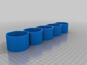 5-Loch-pm-40 Pille rack Küche Essen angepasst 3d print model - Mito3D