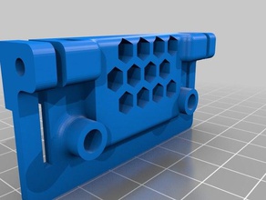 ender-4 carriage belt clamp 3d printer parts creality ender 4 3d print model - Mito3D