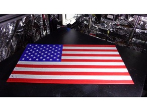 us-Flagge andere amerikanische Flagge 3d print model - Mito3D