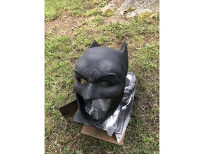 batman cowl superman inspired models arkham asylum batfleck vs ben affleck christian bale comics cosplay dark knight dawn justice dc league mask superhero 3d print model - Mito3D