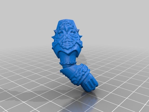 medusa dos anões golem coisa jogos 3D print model - Mito3D