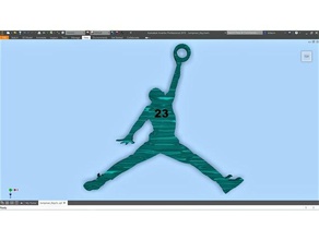 jordan jumpman logosu işaretler logoları michael logo 3d print model - Mito3D