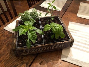 soda crate flower pot outdoor garden container grow planter plants pop vase vintage 3d print model - Mito3D