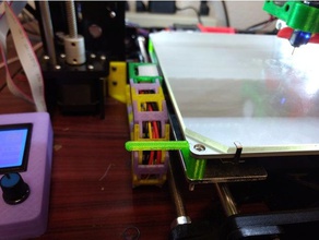 anet a8 letto fisso distanziale cavo guida catena 3d la stampante parti aggiornamento 3d print model - Mito3D