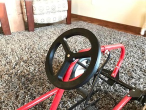pedal car steering wheel mechanical toys 3d print model - Mito3D