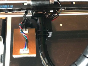 bv3d cable portero tl suave monte wanhao i3 plus mmsp de la impresora accesorios clip soporte gestión cables mods monoprice suavizadores 3d print model - Mito3D