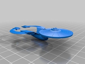 star trek crossover koruyucu sınıf fan tasarımı araç anayasa kurumsal galaxy quest starship 3d print model - Mito3D