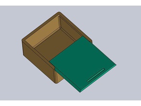 schiebedeckel-box Schiebe-box Container aufbewahrung schachtel Lagerung 3d print model - Mito3D