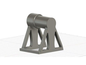 stationary spool holder 3d printer accessories filament 3d print model - Mito3D