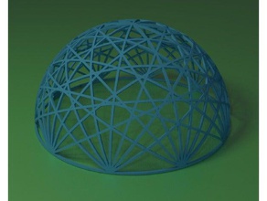 le dôme géodésique 3d de l'impression tests 3d print model - Mito3D